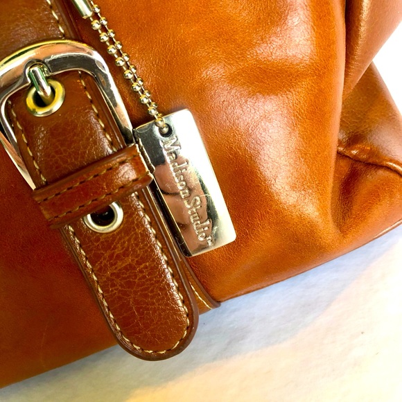 Madison Studio Brown Leather Handbag - Picture 5 of 16